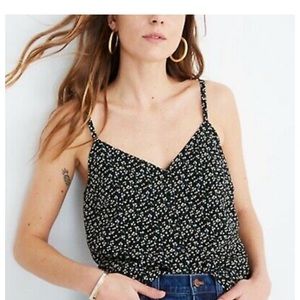 Madewell cropped button-down tank
